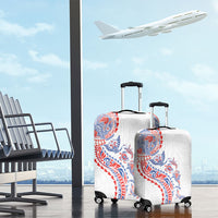 Hawaiian Kakau Tribal Sea Animals Tattoos Luggage Cover Hawaii Flag Color Inspired
