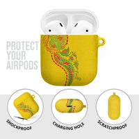 Hawaiian Kakau Tribal Sea Animals Tattoos AirPods Case Kanaka Maoli Flag Color Inspired