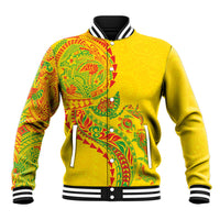Hawaiian Kakau Tribal Sea Animals Tattoos Baseball Jacket Kanaka Maoli Flag Color Inspired