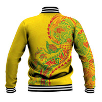Hawaiian Kakau Tribal Sea Animals Tattoos Baseball Jacket Kanaka Maoli Flag Color Inspired