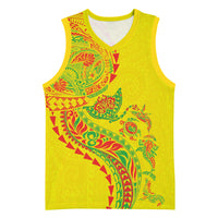 Hawaiian Kakau Tribal Sea Animals Tattoos Basketball Jersey Kanaka Maoli Flag Color Inspired