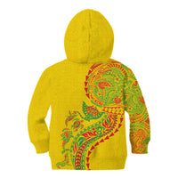 Hawaiian Kakau Tribal Sea Animals Tattoos Kid Hoodie Kanaka Maoli Flag Color Inspired