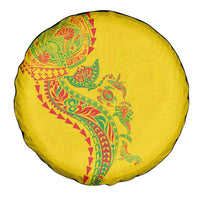 Hawaiian Kakau Tribal Sea Animals Tattoos Spare Tire Cover Kanaka Maoli Flag Color Inspired