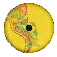 Hawaiian Kakau Tribal Sea Animals Tattoos Spare Tire Cover Kanaka Maoli Flag Color Inspired