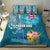 Personalised Tuvalu Independence Day Bedding Set Tuvaluan Tribal Flag Style