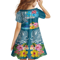 Personalised Tuvalu Independence Day Family Matching Puletasi and Hawaiian Shirt Tuvaluan Tribal Flag Style LT03 - Polynesian Pride