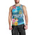 Personalised Tuvalu Independence Day Men Tank Top Tuvaluan Tribal Flag Style