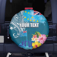 Personalised Tuvalu Independence Day Spare Tire Cover Tuvaluan Tribal Flag Style LT03 - Polynesian Pride