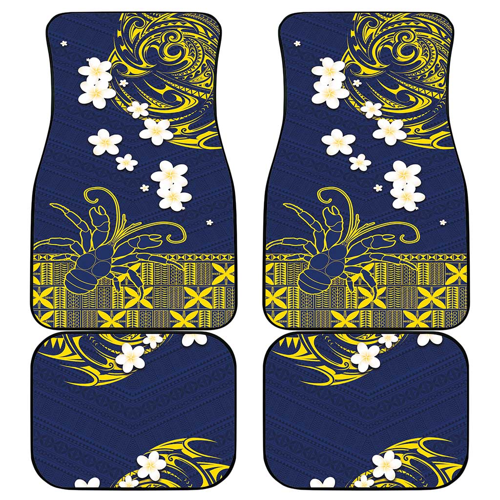 Niue Independence Day Car Mats Hiapo Pattern Fiti Pua and Uga LT03 - Polynesian Pride