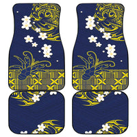 Niue Independence Day Car Mats Hiapo Pattern Fiti Pua and Uga LT03 - Polynesian Pride