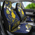 Niue Independence Day Car Seat Cover Hiapo Pattern Fiti Pua and Uga