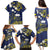 Niue Independence Day Family Matching Puletasi and Hawaiian Shirt Hiapo Pattern Fiti Pua and Uga