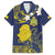 Niue Independence Day Family Matching Puletasi and Hawaiian Shirt Hiapo Pattern Fiti Pua and Uga