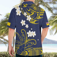 Niue Independence Day Hawaiian Shirt Hiapo Pattern Fiti Pua and Uga LT03 - Polynesian Pride