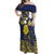 Niue Independence Day Off Shoulder Maxi Dress Hiapo Pattern Fiti Pua and Uga