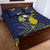 Niue Independence Day Quilt Bed Set Hiapo Pattern Fiti Pua and Uga