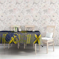 Niue Independence Day Tablecloth Hiapo Pattern Fiti Pua and Uga LT03 - Polynesian Pride