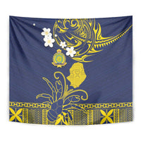Niue Independence Day Tapestry Hiapo Pattern Fiti Pua and Uga