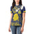 Niue Independence Day Women Polo Shirt Hiapo Pattern Fiti Pua and Uga