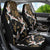 Hawaii and Japanese Together Car Seat Cover Cranes Birds with Kakau Pattern