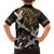 Hawaii and Japanese Together Family Matching Tank Maxi Dress and Hawaiian Shirt Cranes Birds with Kakau Pattern