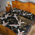 Hawaii and Japanese Together Quilt Bed Set Cranes Birds with Kakau Pattern