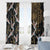 Hawaii and Japanese Together Window Curtain Cranes Birds with Kakau Pattern