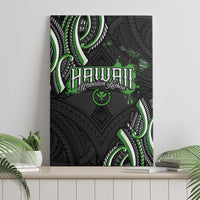 Traditional Art Hawaiian Kakau Tattoos Canvas Wall Art Green Color LT03 - Polynesian Pride
