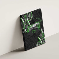 Traditional Art Hawaiian Kakau Tattoos Canvas Wall Art Green Color LT03 - Polynesian Pride