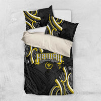 Traditional Art Hawaiian Kakau Tattoos Bedding Set Yellow Color - Polynesian Pride