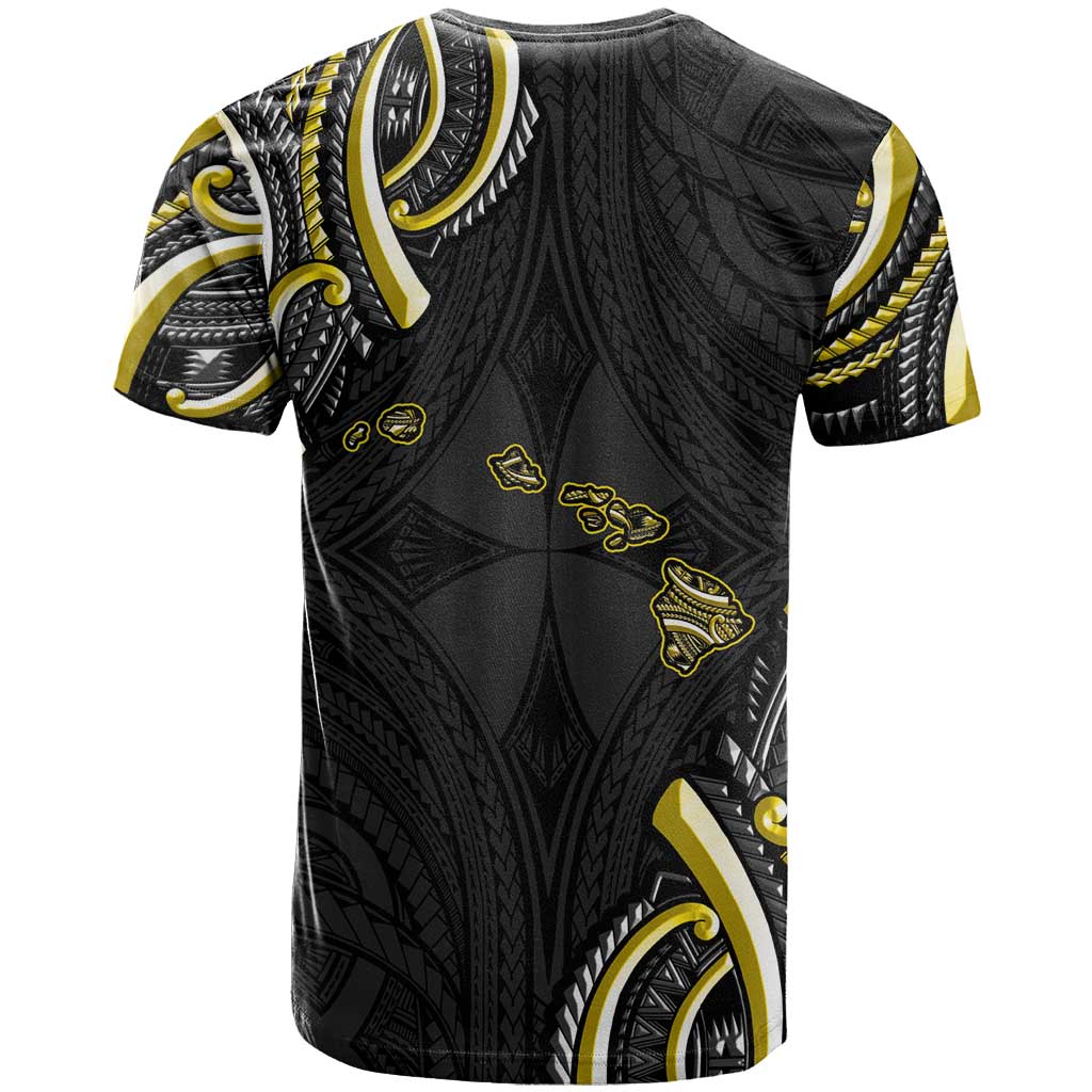 Traditional Art Hawaiian Kakau Tattoos T Shirt Yellow Color - Polynesian Pride