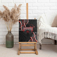 Traditional Art Hawaiian Kakau Tattoos Canvas Wall Art Red Color LT03 - Polynesian Pride
