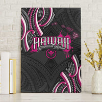 Traditional Art Hawaiian Kakau Tattoos Canvas Wall Art Pink Color LT03 Without Frame Pink - Polynesian Pride
