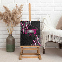 Traditional Art Hawaiian Kakau Tattoos Canvas Wall Art Pink Color LT03 - Polynesian Pride