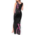 Traditional Art Hawaiian Kakau Tattoos Tank Maxi Dress Pink Color - Polynesian Pride