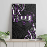 Traditional Art Hawaiian Kakau Tattoos Canvas Wall Art Purple Color LT03 - Polynesian Pride
