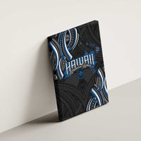 Traditional Art Hawaiian Kakau Tattoos Canvas Wall Art Blue Color LT03 - Polynesian Pride