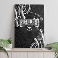 Traditional Art Hawaiian Kakau Tattoos Canvas Wall Art White LT03 - Polynesian Pride