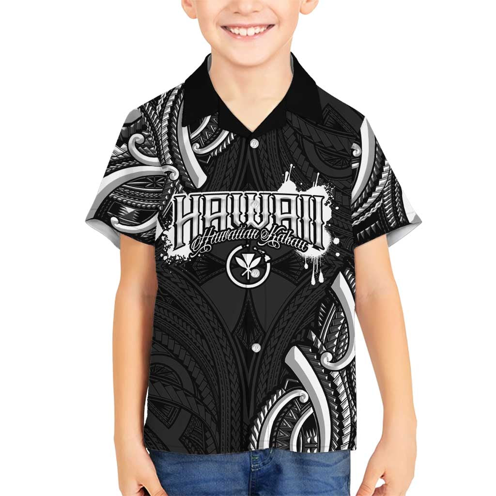 Traditional Art Hawaiian Kakau Tattoos Family Matching Summer Maxi Dress and Hawaiian Shirt White - Polynesian Pride
