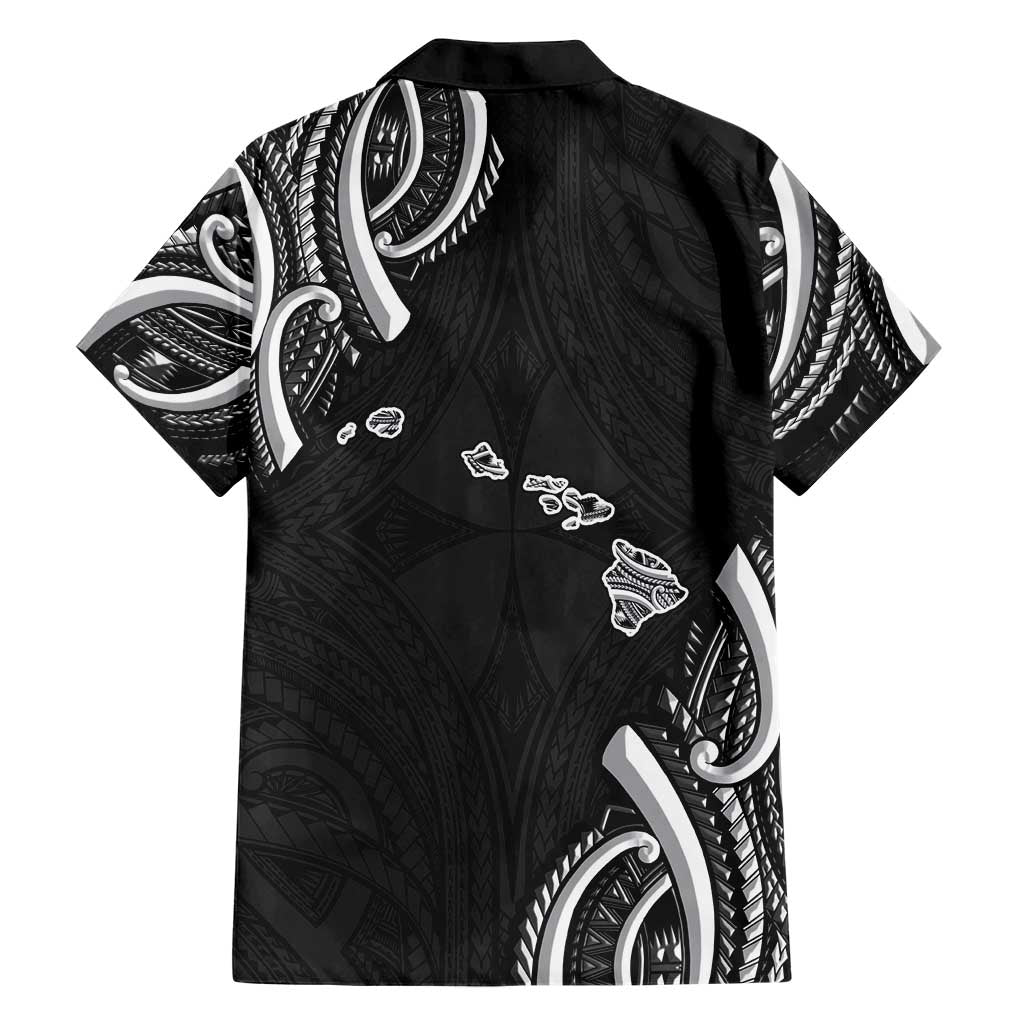 Traditional Art Hawaiian Kakau Tattoos Hawaiian Shirt White LT03 - Polynesian Pride