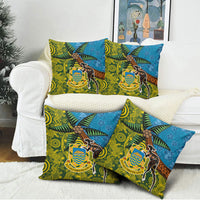 Tuvalu and Australia Together Pillow Cover Tapa Pattern and Aboriginal mix Culture LT03 - Polynesian Pride