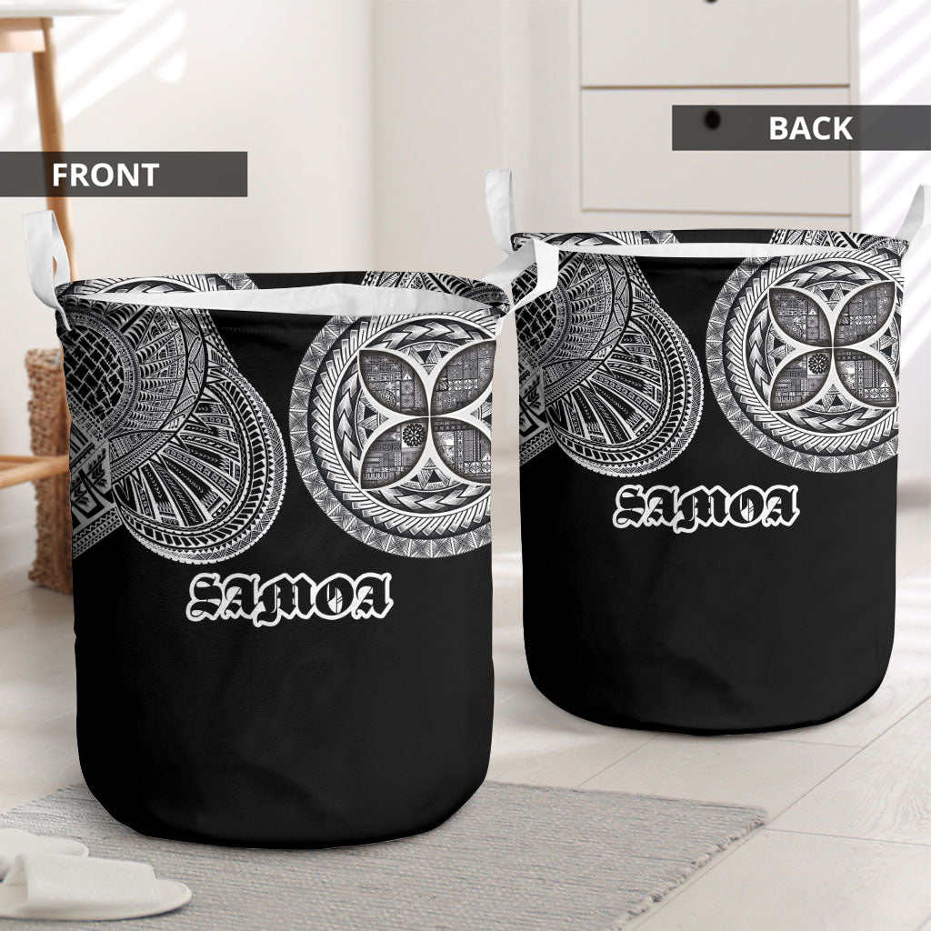 Samoa Traditional Tattoo Laundry Basket Tribal Tatau Pattern LT03 - Polynesian Pride