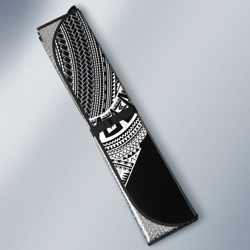 Samoa Traditional Tattoo Auto Sun Shade Tribal Tatau Pattern LT03 - Polynesian Pride