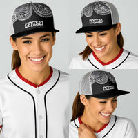 Samoa Traditional Tattoo Baseball Net Cap Tribal Tatau Pattern LT03 - Polynesian Pride
