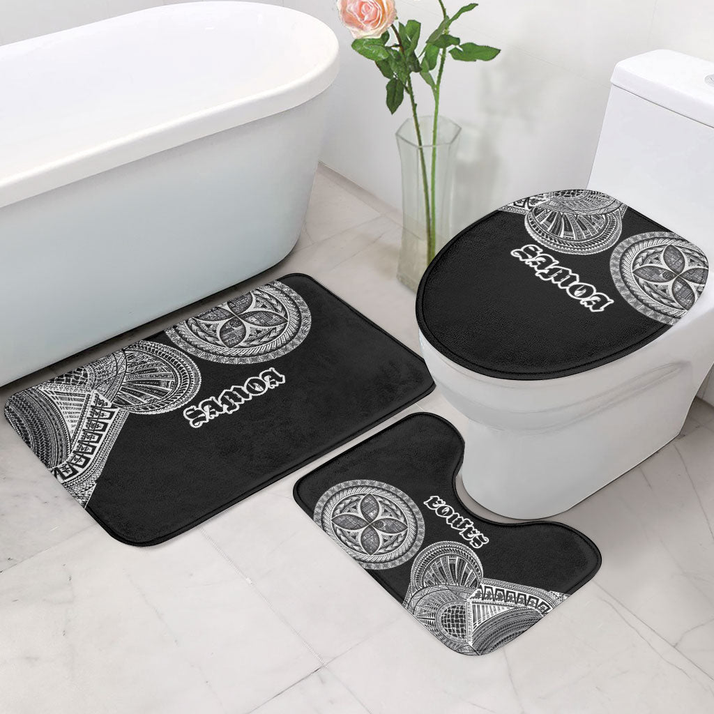 Samoa Traditional Tattoo Bathroom Set Tribal Tatau Pattern LT03 - Polynesian Pride