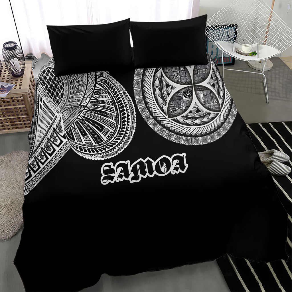 Samoa Traditional Tattoo Bedding Set Tribal Tatau Pattern LT03 - Polynesian Pride