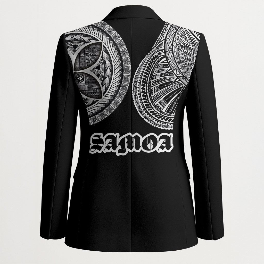 Samoa Traditional Tattoo Blazer Tribal Tatau Pattern LT03 - Polynesian Pride