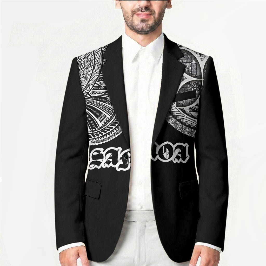 Samoa Traditional Tattoo Blazer Tribal Tatau Pattern LT03 - Polynesian Pride