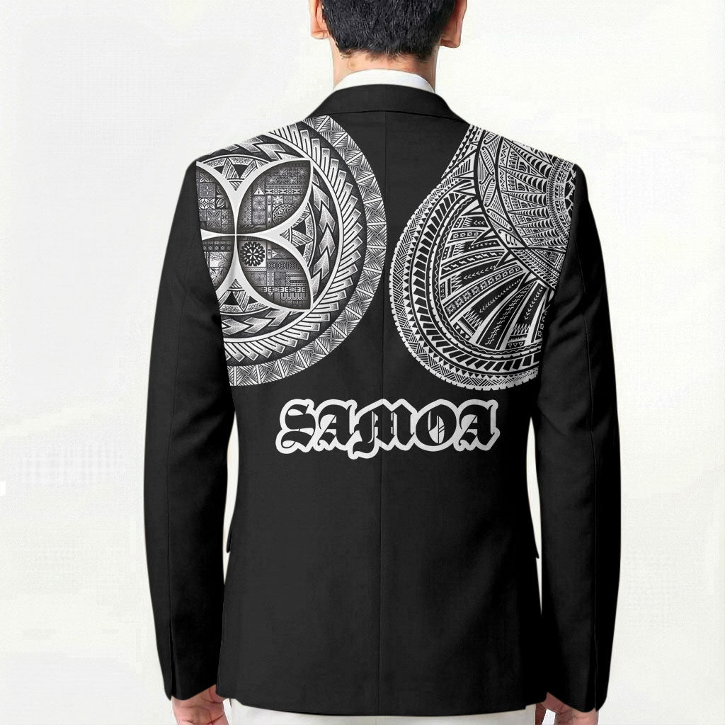 Samoa Traditional Tattoo Blazer Tribal Tatau Pattern LT03 - Polynesian Pride