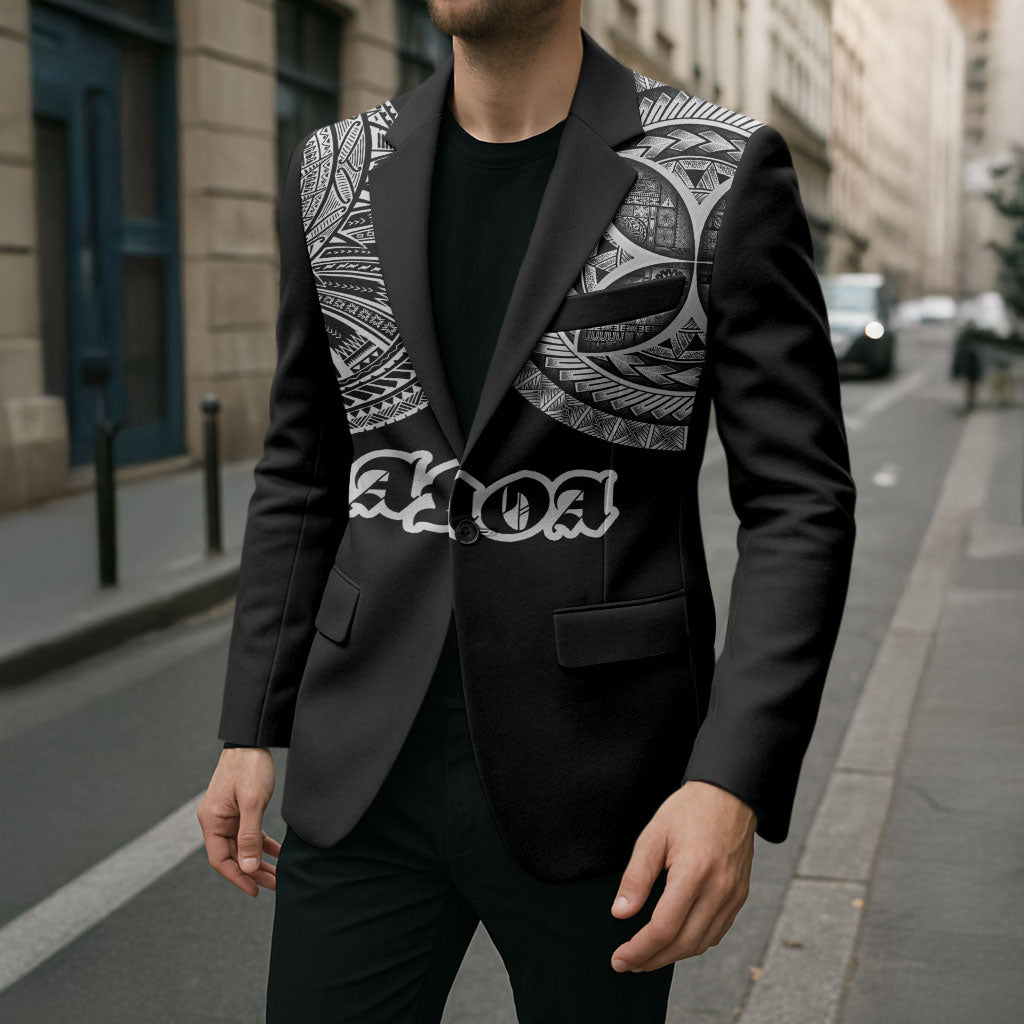 Samoa Traditional Tattoo Blazer Tribal Tatau Pattern LT03 - Polynesian Pride